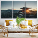 Mount Fuji Wall Art Canvas Print Framed Japan Travel Art by MyGreatCanvas | Canvas Wall Art Prints | Photo Prints & Wall Decor