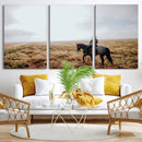 Cowboy Wall Art Canvas Print – Framed Western Rustic Ranch
