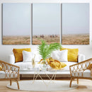 Foggy Plains Wall Art Canvas Print – Framed Horseback Riders by MyGreatCanvas | Canvas Wall Art Prints | Photo Prints & Wall Decor