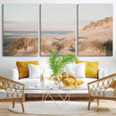 Beach Landscape Wall Art Canvas Print – Framed Sand Dune