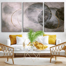 Abstract Grey Gold Wall Art – Modern Geometric Canvas by MyGreatCanvas | Canvas Wall Art Prints | Photo Prints & Wall Decor