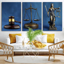 Legal Justice Wall Art Canvas Print – Gavel, Scales & Lady by MyGreatCanvas | Canvas Wall Art Prints | Photo Prints & Wall Decor