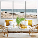 Coastal Ocean View Wall Art Canvas Print – Serene Rocky by MyGreatCanvas | Canvas Wall Art Prints | Photo Prints & Wall Decor
