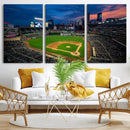 Target Field Wall Art Canvas Print – Baseball Stadium Scene, by MyGreatCanvas | Canvas Wall Art Prints | Photo Prints & Wall Decor