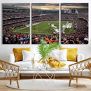 Chicago Bears Soldiers Field Wall Art Canvas Print – Framed by MyGreatCanvas | Canvas Wall Art Prints | Photo Prints & Wall Decor
