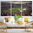 Chicago Bears Soldiers Field Wall Art Canvas Print – Framed