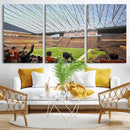 Cleveland Browns Stadium Wall Art Canvas Print – Framed NFL