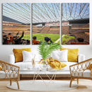 Cleveland Browns Stadium Wall Art Canvas Print – Framed NFL