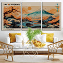 Yayoi Kusama Inspired Japanese Landscape Wall Art Canvas by MyGreatCanvas | Canvas Wall Art Prints | Photo Prints & Wall Decor