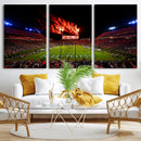 Jordan-Hare Football Stadium Wall Art Canvas Print, Football by MyGreatCanvas | Canvas Wall Art Prints | Photo Prints & Wall Decor