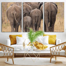 Wild Elephant Wall Art Canvas Print by MyGreatCanvas | Canvas Wall Art Prints | Photo Prints & Wall Decor