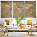 World Map Canvas Print – Framed Travel Map Wall Art for by MyGreatCanvas | Canvas Wall Art Prints | Photo Prints & Wall Decor
