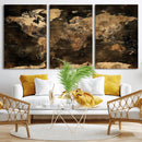 World Map Canvas Print, Modern Decorative Framed Map Artwork by MyGreatCanvas | Canvas Wall Art Prints | Photo Prints & Wall Decor