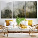 Misty Mountain Canvas Print, Foggy Pine Trees Nature Wall by MyGreatCanvas | Canvas Wall Art Prints | Photo Prints & Wall Decor