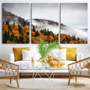 Autumn Forest Wall Art Canvas Print, Foggy Mountain by MyGreatCanvas | Canvas Wall Art Prints | Photo Prints & Wall Decor