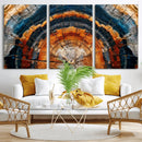 Abstract Wood Grain Canvas Print, Tree Ring Pattern Wall by MyGreatCanvas | Canvas Wall Art Prints | Photo Prints & Wall Decor