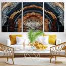 Abstract Wood Grain Canvas Print, Tree Ring Pattern Wall by MyGreatCanvas | Canvas Wall Art Prints | Photo Prints & Wall Decor