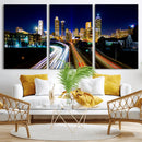 Atlanta Skyline Wall Art Canvas Print, Atlanta Downtown by MyGreatCanvas | Canvas Wall Art Prints | Photo Prints & Wall Decor