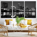 Austin Skyline Wall Art Canvas Print, Austin Downtown Night by MyGreatCanvas | Canvas Wall Art Prints | Photo Prints & Wall Decor