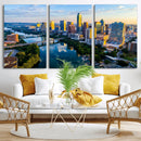 Austin Skyline Wall Art Canvas Print, Austin Downtown Night by MyGreatCanvas | Canvas Wall Art Prints | Photo Prints & Wall Decor