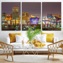 Baltimore Skyline Wall Art Canvas Print, Baltimore Downtown by MyGreatCanvas | Canvas Wall Art Prints | Photo Prints & Wall Decor