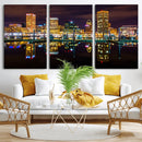 Baltimore Skyline Wall Art Canvas Print, Baltimore Downtown by MyGreatCanvas | Canvas Wall Art Prints | Photo Prints & Wall Decor