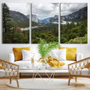 Yosemite Valley Wall Art Canvas Print – Misty Mountain by MyGreatCanvas | Canvas Wall Art Prints | Photo Prints & Wall Decor