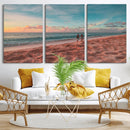 Pastel Beach Wall Art Canvas Print – Soft Coastal by MyGreatCanvas | Canvas Wall Art Prints | Photo Prints & Wall Decor