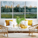 Forest Meadow Wall Art Canvas Print, Pine Tree Landscape by MyGreatCanvas | Canvas Wall Art Prints | Photo Prints & Wall Decor