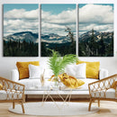 Mountain Forest Wall Art Canvas Print, Alpine Pine Tree by MyGreatCanvas | Canvas Wall Art Prints | Photo Prints & Wall Decor