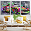 Graffiti Sports Car Street Art Wall Art Canvas Print, by MyGreatCanvas | Canvas Wall Art Prints | Photo Prints & Wall Decor