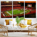 Georgia Bulldogs Stadium Wall Art Canvas Print, Sanford by MyGreatCanvas | Canvas Wall Art Prints | Photo Prints & Wall Decor