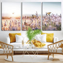 Lavender Field Wall Art Canvas Print, Butterfly Floral by MyGreatCanvas | Canvas Wall Art Prints | Photo Prints & Wall Decor