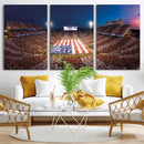 Oklahoma Memorial Stadium Wall Art Canvas Print – Oklahoma by MyGreatCanvas | Canvas Wall Art Prints | Photo Prints & Wall Decor