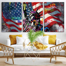 USA Statue of Liberty Graffiti Street Art Wall Art Canvas by MyGreatCanvas | Canvas Wall Art Prints | Photo Prints & Wall Decor
