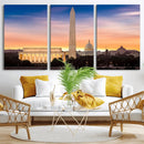 Washington DC Skyline Wall Art Canvas Print – Lincoln by MyGreatCanvas | Canvas Wall Art Prints | Photo Prints & Wall Decor