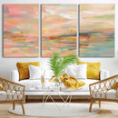 Abstract Pastel Landscape Wall Art Canvas Print – Soft Pink by MyGreatCanvas | Canvas Wall Art Prints | Photo Prints & Wall Decor