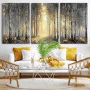 Abstract Birch Forest Wall Art Canvas Print – Modern Neutral by MyGreatCanvas | Canvas Wall Art Prints | Photo Prints & Wall Decor