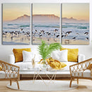 Seagulls Over Ocean Wall Art Canvas Print – Coastal Beach by MyGreatCanvas | Canvas Wall Art Prints | Photo Prints & Wall Decor