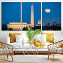 Washington DC Skyline Wall Art Canvas Print – Lincoln by MyGreatCanvas | Canvas Wall Art Prints | Photo Prints & Wall Decor