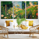 Gustav Klimt Boho Mountain Landscape Large Wall Art, by MyGreatCanvas | Canvas Wall Art Prints | Photo Prints & Wall Decor
