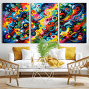 Geometric Abstract Wall Art Canvas Print, Bold Color by MyGreatCanvas | Canvas Wall Art Prints | Photo Prints & Wall Decor