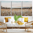 Neutral Wildflower Field Canvas Wall Art — Beige Earth Tone by MyGreatCanvas | Canvas Wall Art Prints | Photo Prints & Wall Decor