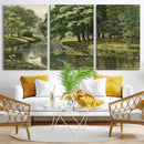 Forest Stream Canvas Wall Art, Peder Monsted A Forest Stream by MyGreatCanvas | Canvas Wall Art Prints | Photo Prints & Wall Decor