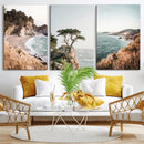 California Coast Canvas Wall Art Set, Big Sur McWay Falls by MyGreatCanvas | Canvas Wall Art Prints | Photo Prints & Wall Decor