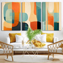 Abstract Geometric Wall Art Canvas Print, Mid Century Modern by MyGreatCanvas | Canvas Wall Art Prints | Photo Prints & Wall Decor