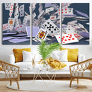 Playing Cards Canvas Wall Art | Casino Game Room Decor, by MyGreatCanvas | Canvas Wall Art Prints | Photo Prints & Wall Decor