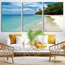 Puerto Rico Beach Paradise Wall Art – Tropical Coastal Print by MyGreatCanvas | Canvas Wall Art Prints | Photo Prints & Wall Decor