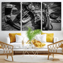 Old Pair of Mens Skates Wall Art Canvas, Men Skates Wall Art by MyGreatCanvas | Canvas Wall Art Prints | Photo Prints & Wall Decor