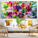 Oil Flower Abstract Canvas Print by MyGreatCanvas | Canvas Wall Art Prints | Photo Prints & Wall Decor